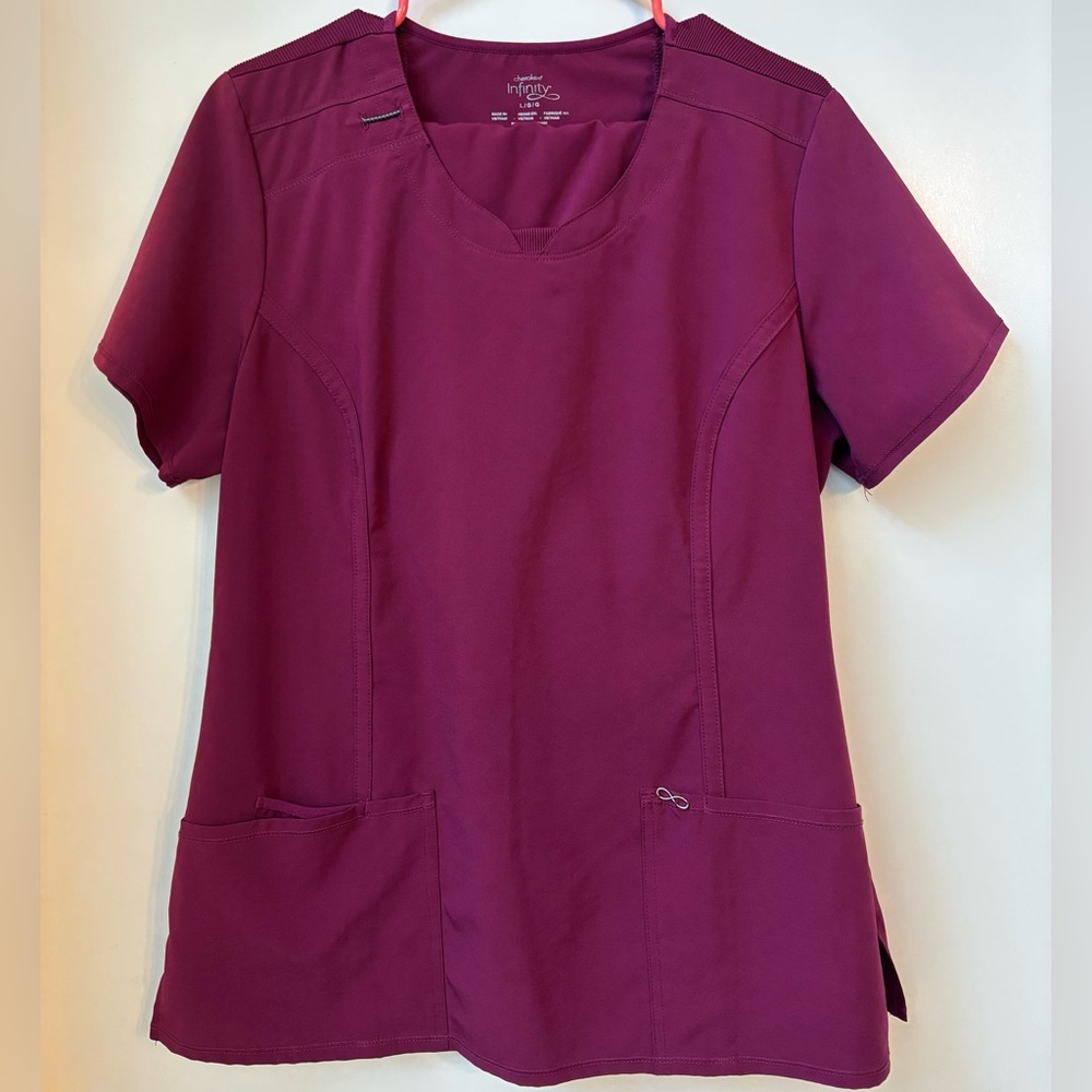 Cherokee Infinity Scrub Set Wine
